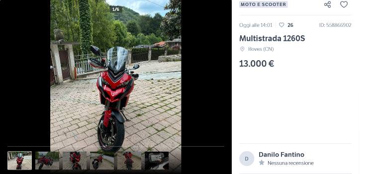 Ducati Multistrada 1260S occasione unica