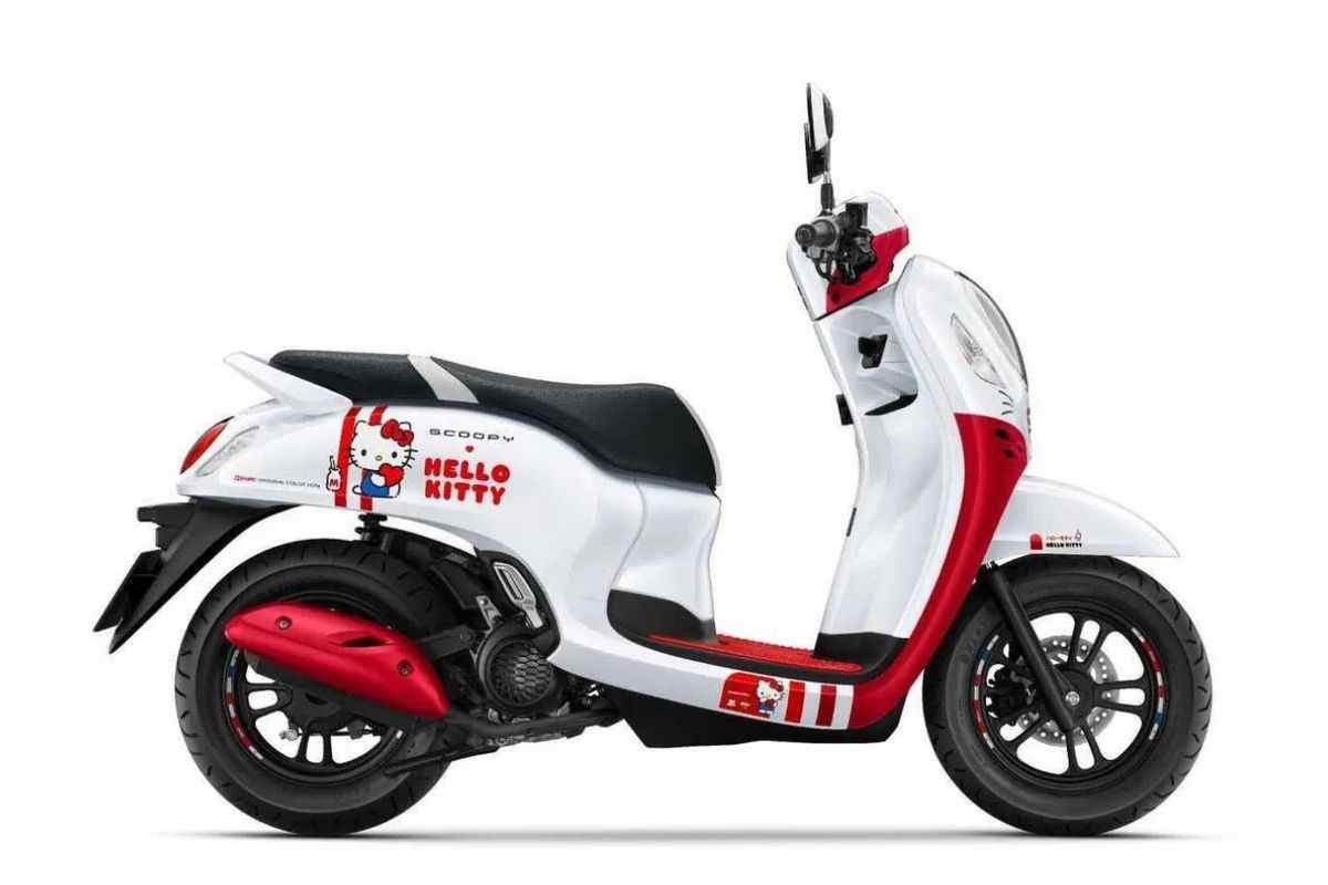 nuovo scooter Honda con dedica